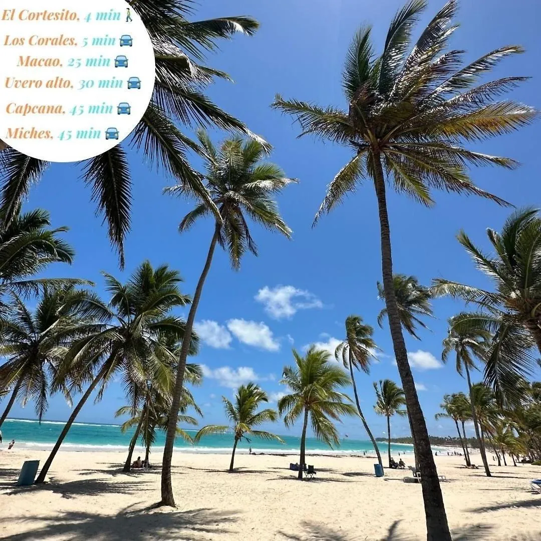 شقة Cerca De La Playa Y Restaurantes Espacio Relajante بونتا كانا